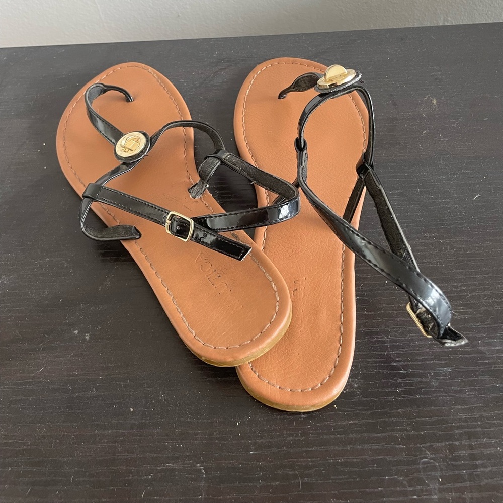 Black Nautica Sandals